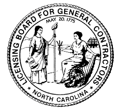 North Carolina Licensing Board for General Contractors seal