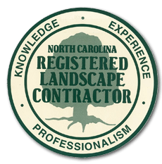 North Carolina Registered Landscape Contractor badge